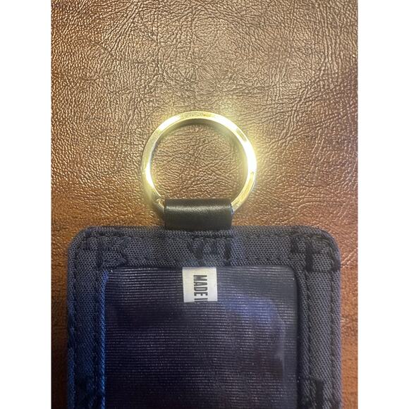 Dooney and Bourke Black Signature ID / Cardholder Keychain Women’s EUC - Picture 4 of 6